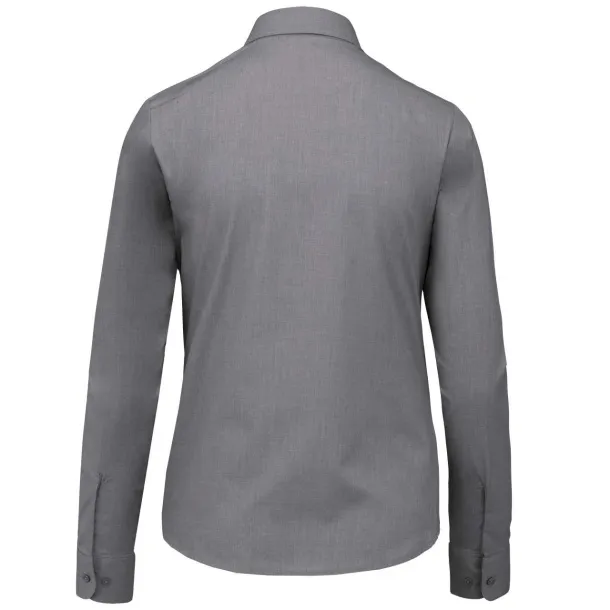 JESSICA LADIES' LONG-SLEEVED SHIRT - Kariban Storm Grey