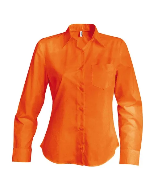 JESSICA LADIES' LONG-SLEEVED SHIRT - Kariban Orange