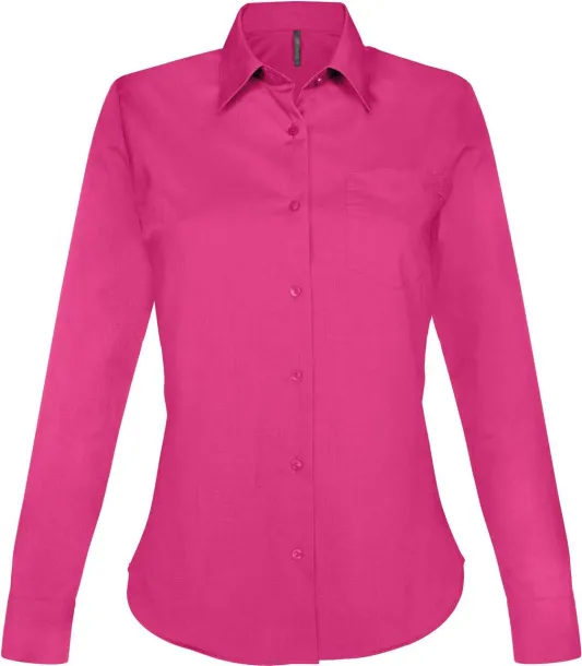 JESSICA LADIES' LONG-SLEEVED SHIRT - Kariban Fuchsia