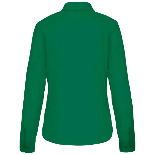 JESSICA LADIES' LONG-SLEEVED SHIRT - Kariban Kelly zelena