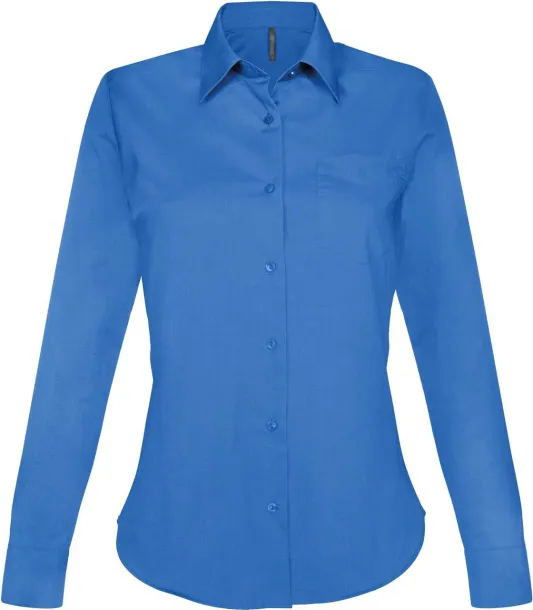 JESSICA LADIES' LONG-SLEEVED SHIRT - Kariban Light Royal Blue