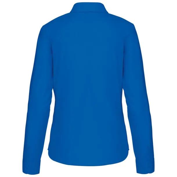 JESSICA LADIES' LONG-SLEEVED SHIRT - Kariban Light Royal Blue