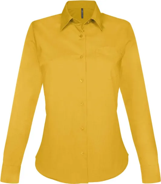 JESSICA LADIES' LONG-SLEEVED SHIRT - Kariban Yellow