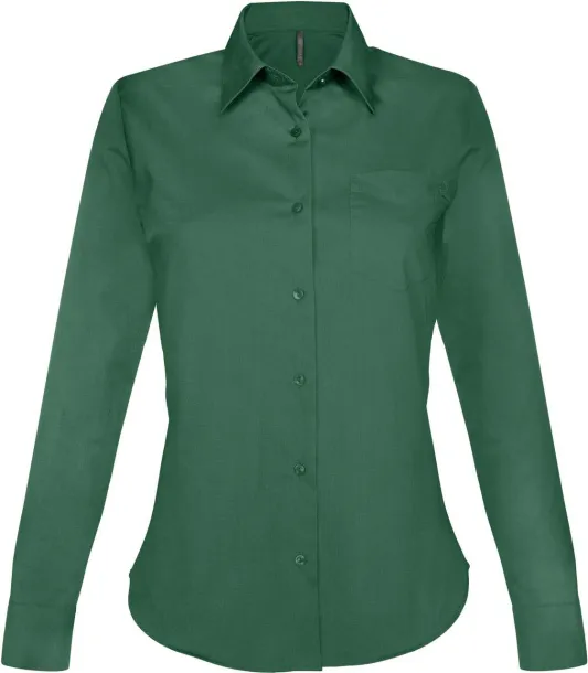 JESSICA LADIES' LONG-SLEEVED SHIRT - Kariban Šumski zelena