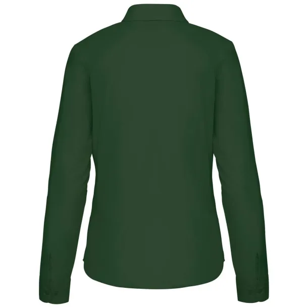 JESSICA LADIES' LONG-SLEEVED SHIRT - Kariban Šumski zelena