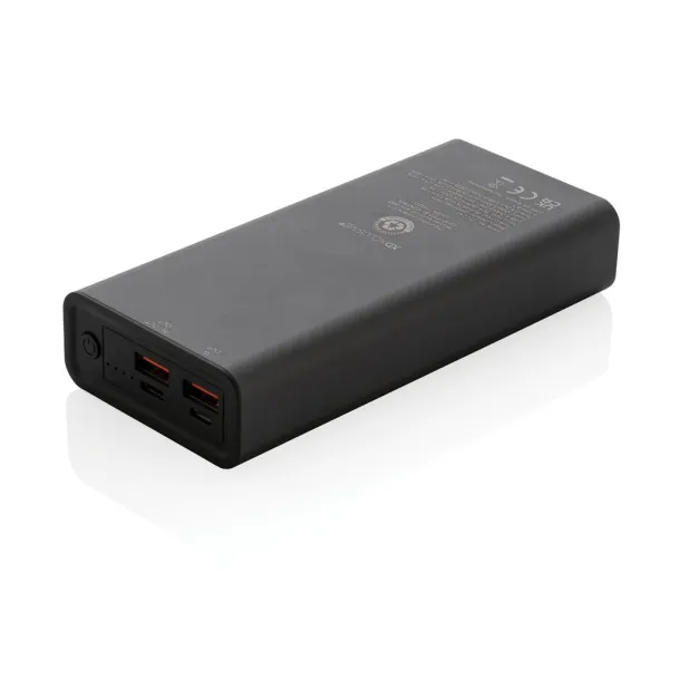  Terra prijenosna baterija od RCS recikliranog aluminija - 20 W, 20 000 mAh - XD Xclusive Siva