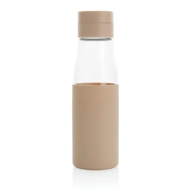  Ukiyo staklena boca za praćenje hidratacije s navlakom, 600 ml - Ukiyo brown