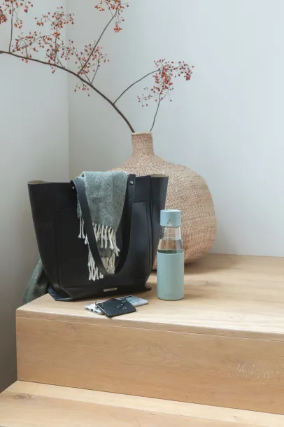  Ukiyo staklena boca za praćenje hidratacije s navlakom, 600 ml - Ukiyo 45533C 