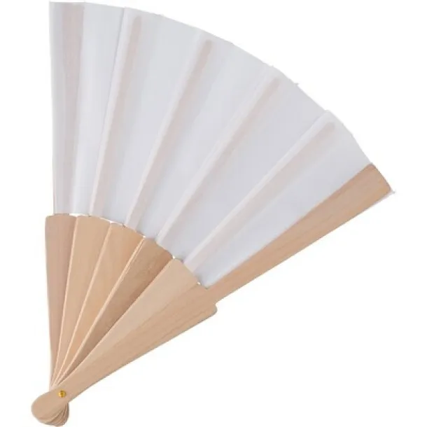  RPET hand fan white