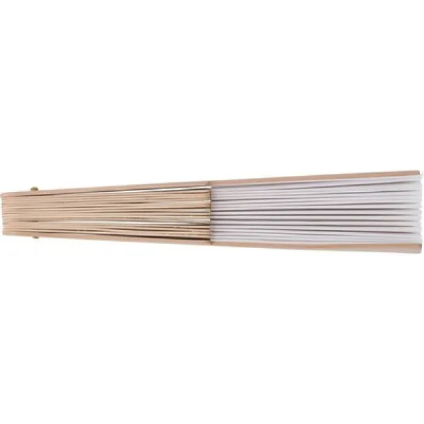 RPET hand fan Bijela