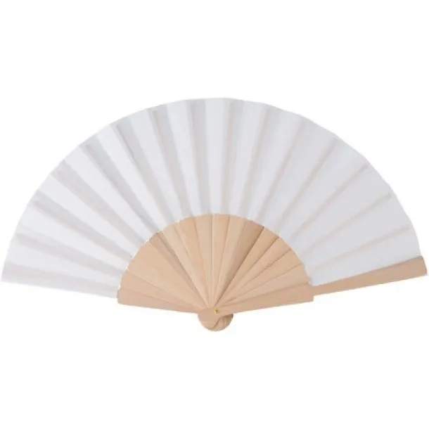  RPET hand fan Bijela