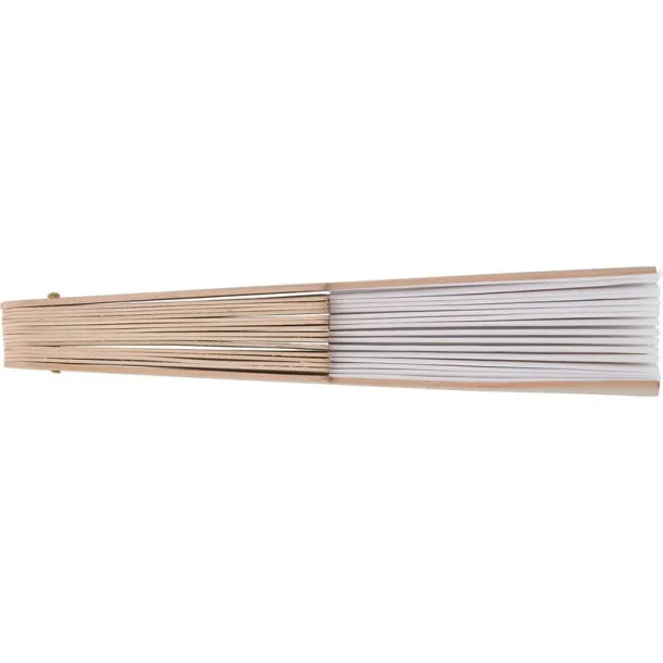  RPET hand fan Bijela