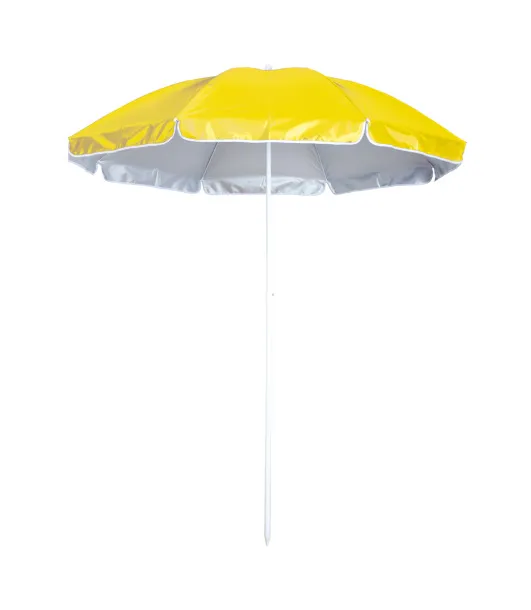 Kuramo beach umbrella Yellow White