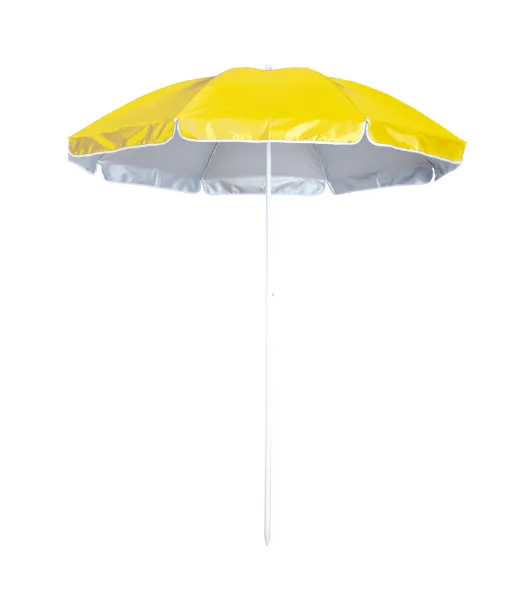 Kuramo beach umbrella Yellow White