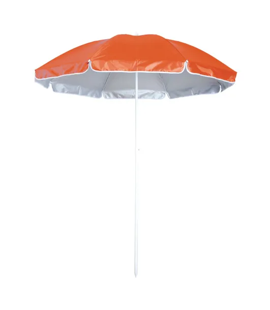 Kuramo beach umbrella Orange White