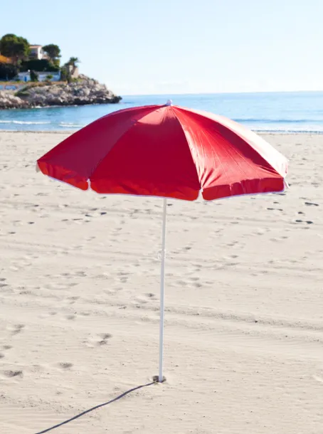 Kuramo beach umbrella Red White