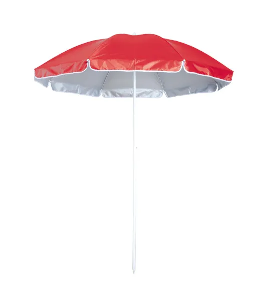 Kuramo beach umbrella Red White