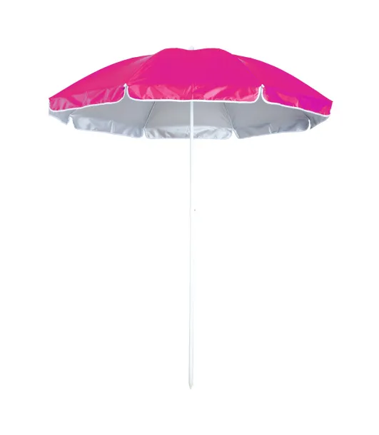 Kuramo beach umbrella Pink White