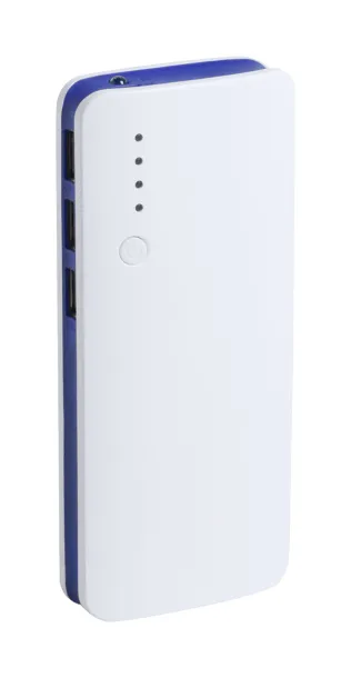 Tenak USB prijenosna baterija, 10 000 mAh Plava Bijela