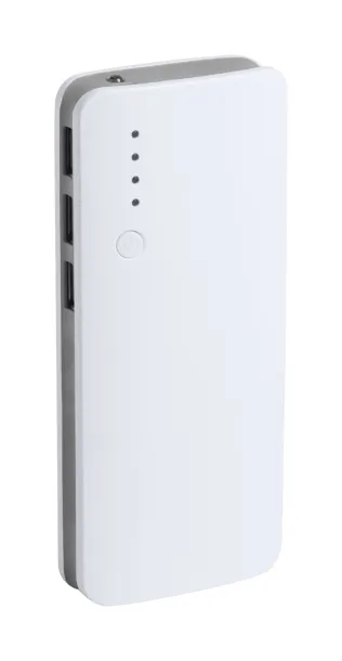 Tenak USB prijenosna baterija, 10 000 mAh ash grey Bijela
