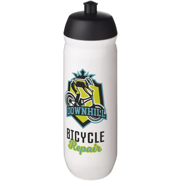 HydroFlex™ 750 ml sport bottle Solid black White