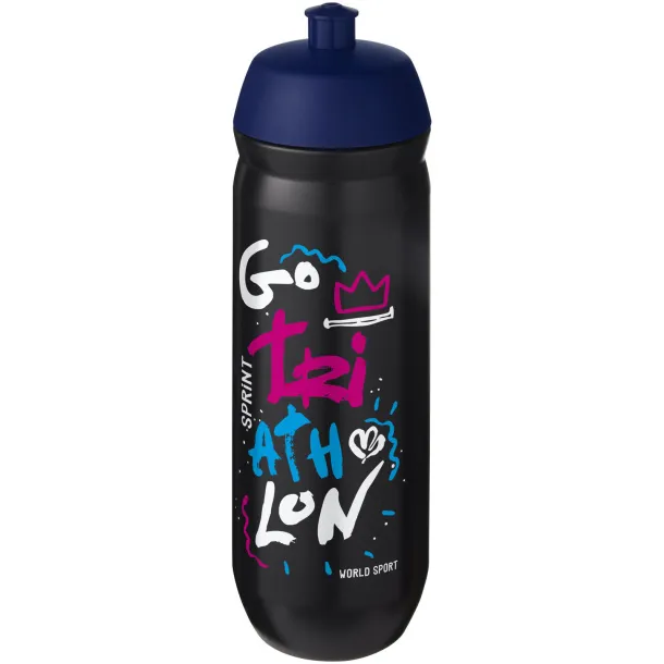 HydroFlex™ 750 ml sport bottle Blue Solid black