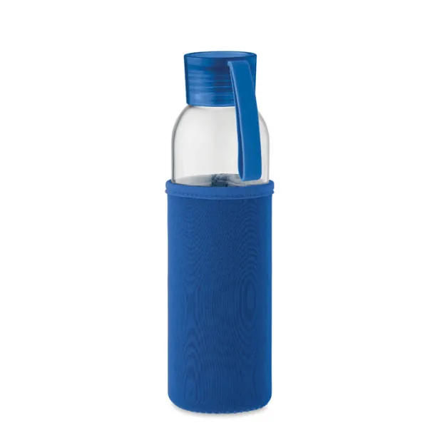 EBOR Recycled glass bottle 500 ml Royal blue