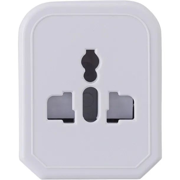  Travel adapters set white