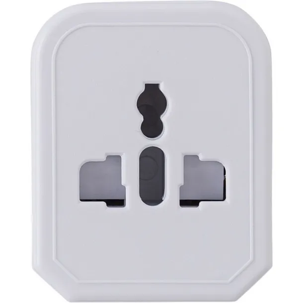  Travel adapters set white