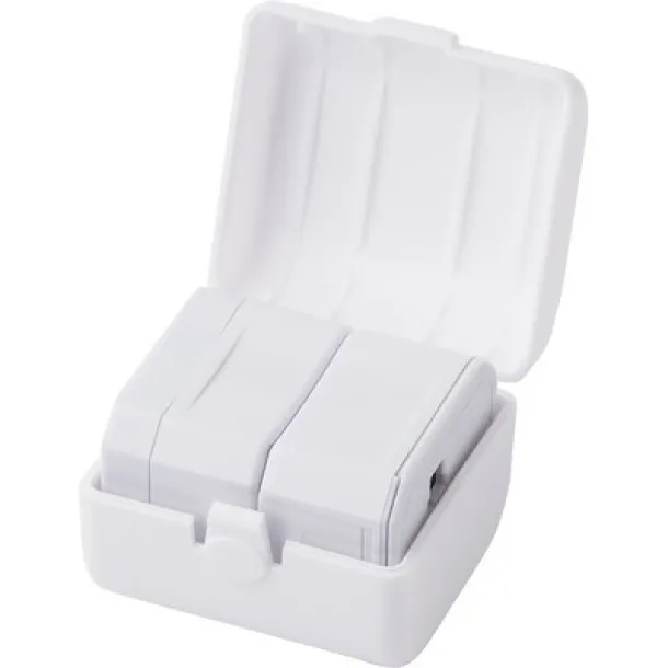  Travel adapters set white