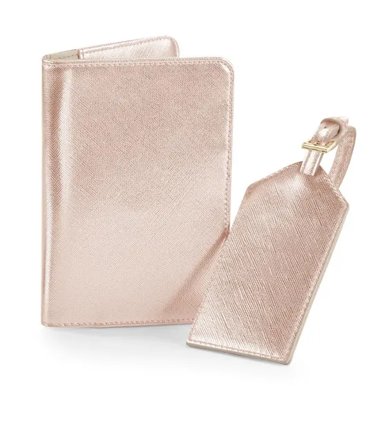  Boutique Travel Set - Bagbase Rose Gold