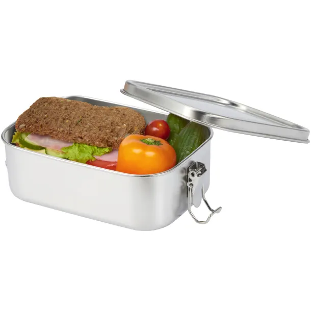 Titan recycled stainless steel lunch box - Seasons Silver