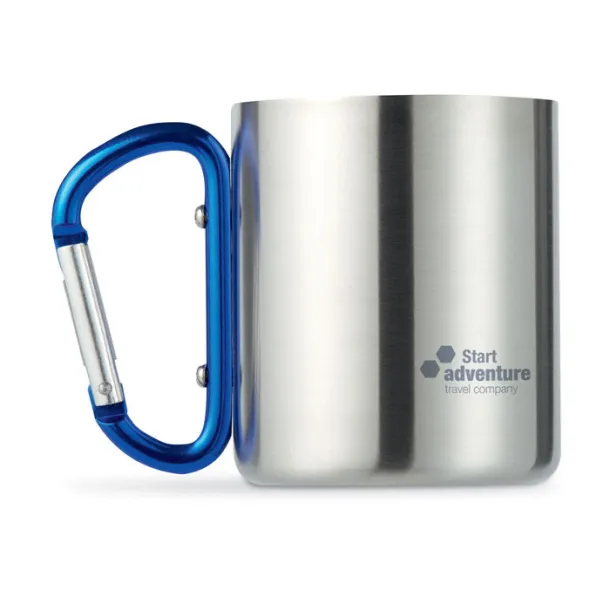 TRUMBO Metal mug & carabiner handle Blue