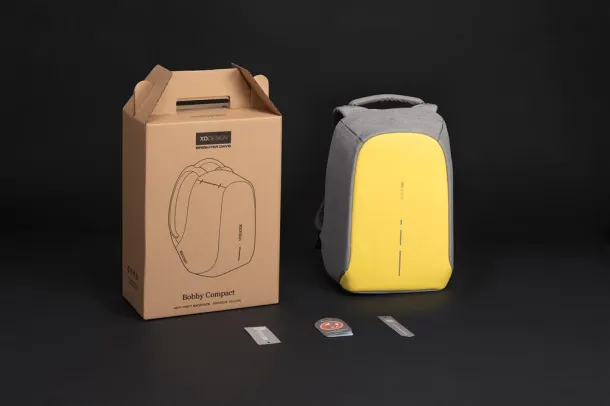  Bobby compact anti-theft backpack  Yellow