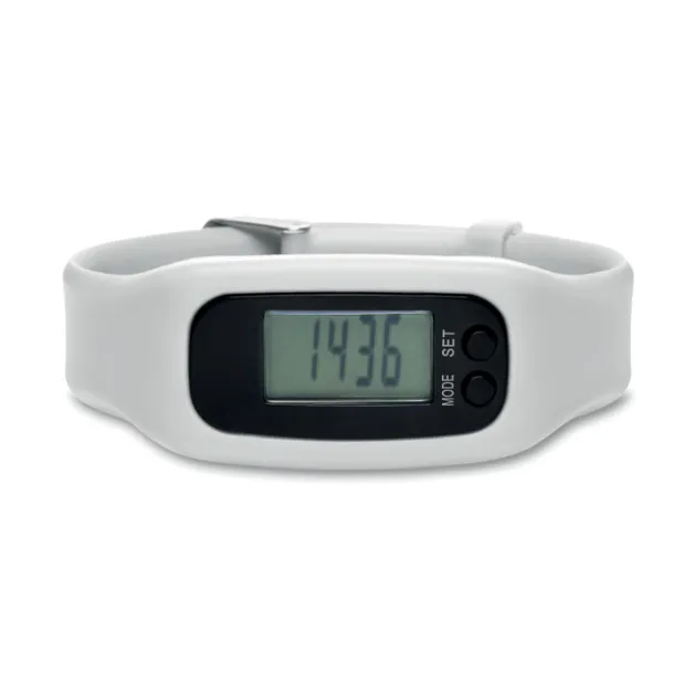 BRATARA Pedometer bracelet White