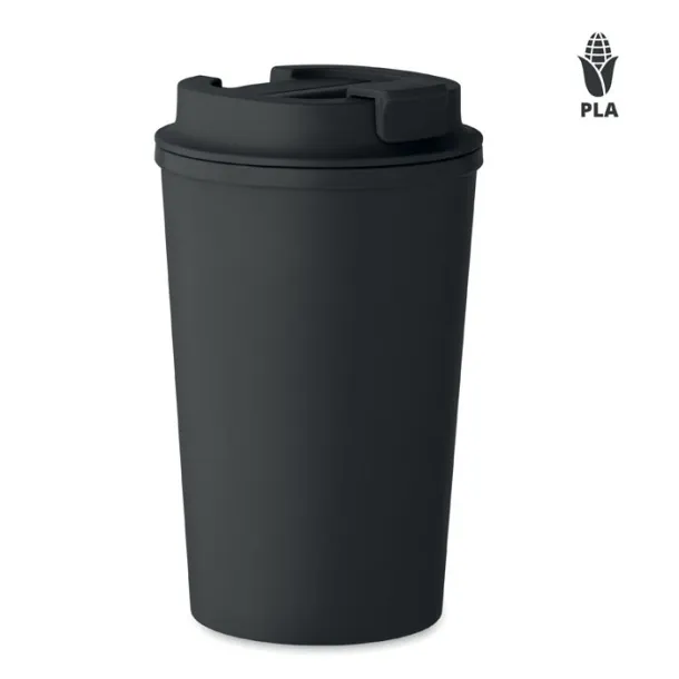 BEIBAKU putna šalica od PLA materijala, 350 ml Crna