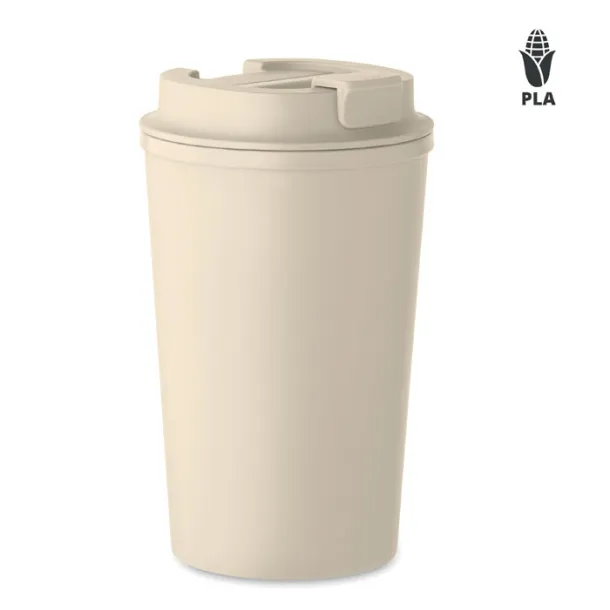 BEIBAKU PLA double wall tumbler 350ml Beige