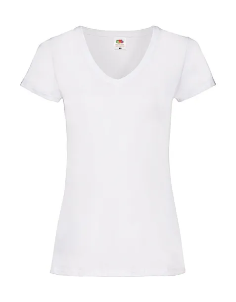  Ladies Valueweight V-Neck T - Fruit of the Loom Bijela