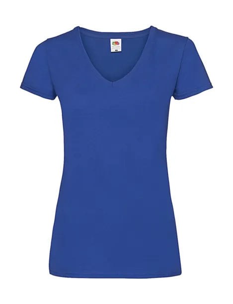  Ladies Valueweight V-Neck T - Fruit of the Loom Royal blue