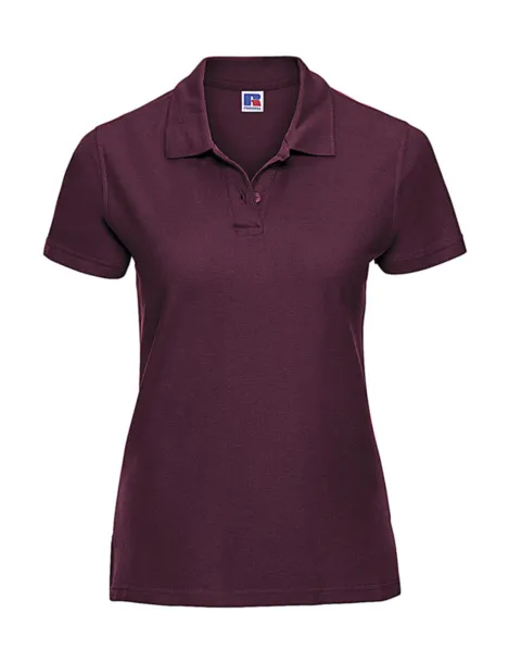  Ladies' Ultimate Cotton Polo - Russell  Burgundy