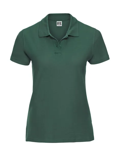  Ženska pamučna polo majica, 215 g/m² - Russell  Zelena
