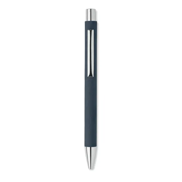 OLYMPIA Recycled paper push ball pen French Navy