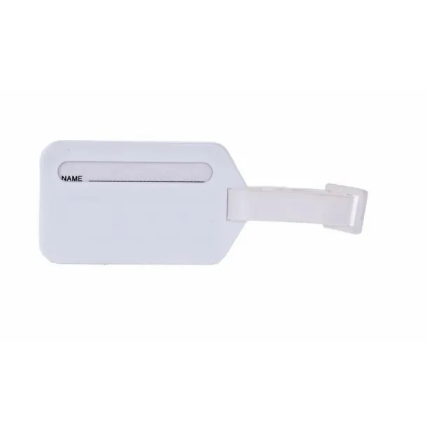  Luggage tag white