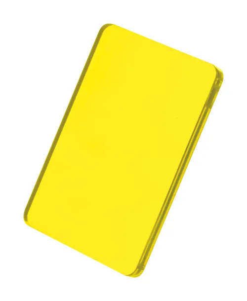 CreaFob personalizirani privjesak za ključeve transparent yellow