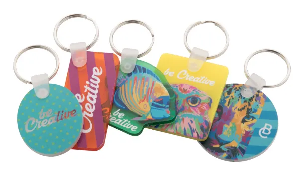 CreaFob custom made keyring Multicolour