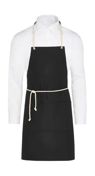  CORSICA Cord Bib Apron with Pocket - SG Accessories - BISTRO Black