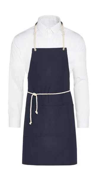  CORSICA Cord Bib Apron with Pocket - SG Accessories - BISTRO (Ex JASSZ Bistro) Navy