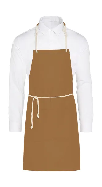  CORSICA Cord Bib Apron with Pocket - SG Accessories - BISTRO (Ex JASSZ Bistro) Caramel