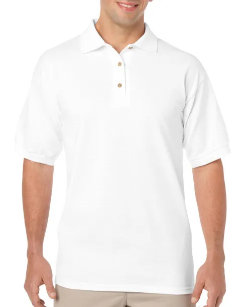  Jersey polo majica kratkih rukava, 203 g/m2 - Gildan Bijela