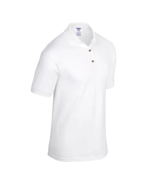  Jersey polo majica kratkih rukava, 203 g/m2 - Gildan Bijela